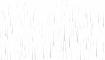 Free vector fallinf rain on white background