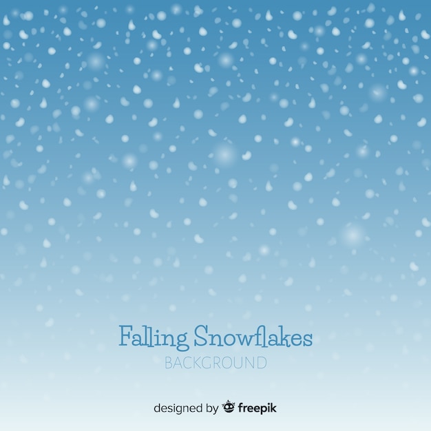 Free vector falling snowflakes background