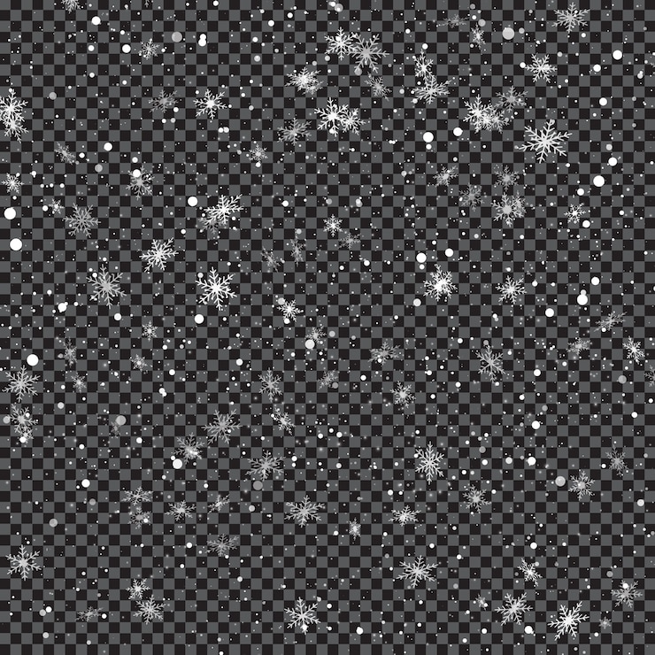 Free Vector falling snowflakes