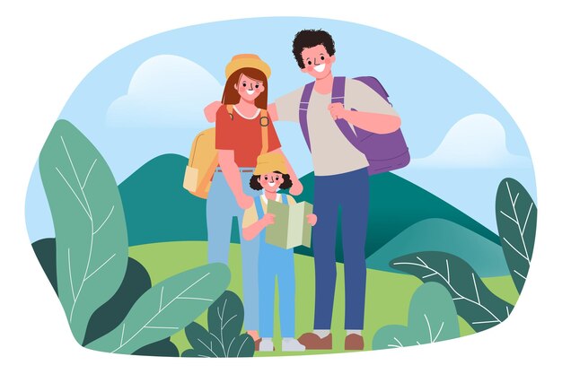 幸せな家族のイラスト 無料のベクター 幸せな家族のイラスト 無料のベクター