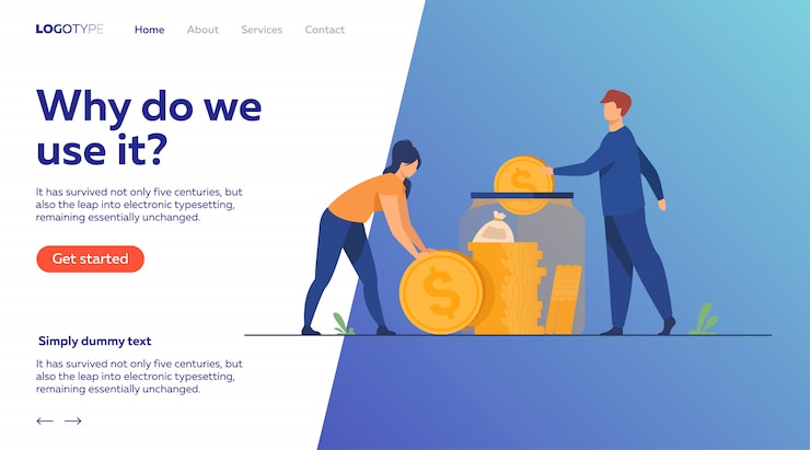 Free Vector family couple saving money