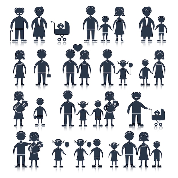 Download Family Silhouette Images Free Vectors Stock Photos Psd