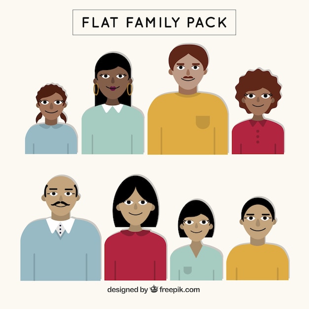 Family pack в плоской конструкции