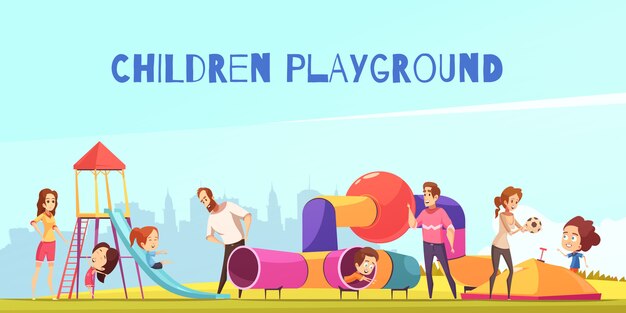 Семейная игровая площадка Детская композиция