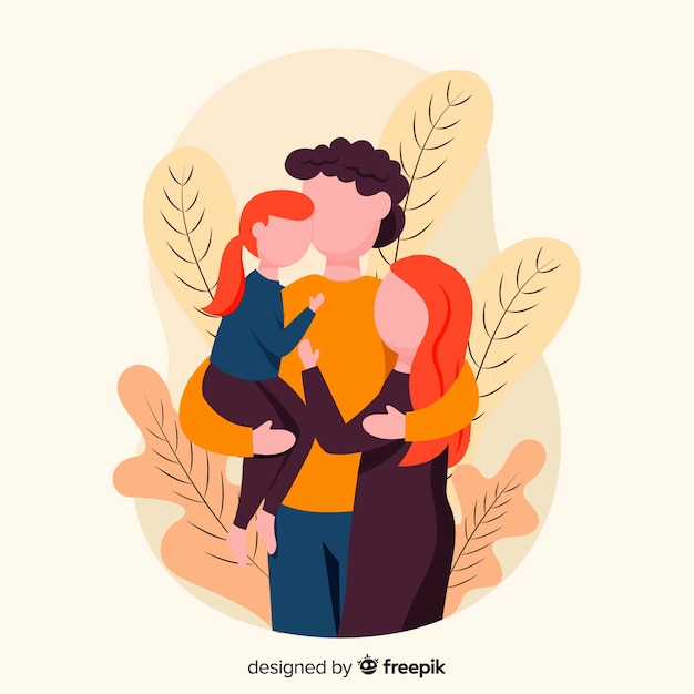 Free vector family portrait