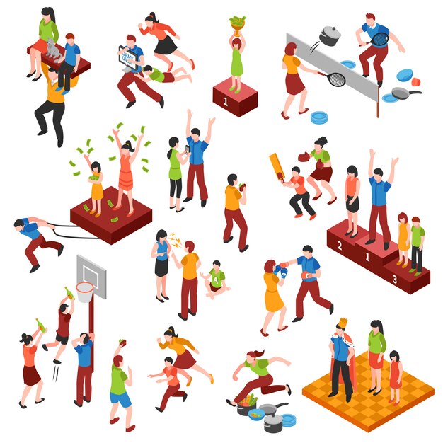 Family Relationships Icon Set