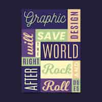 Free vector famous design quotes poster