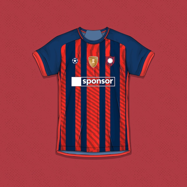 Vettore gratuito grafica del campionato di calcio di jersey fan design elements