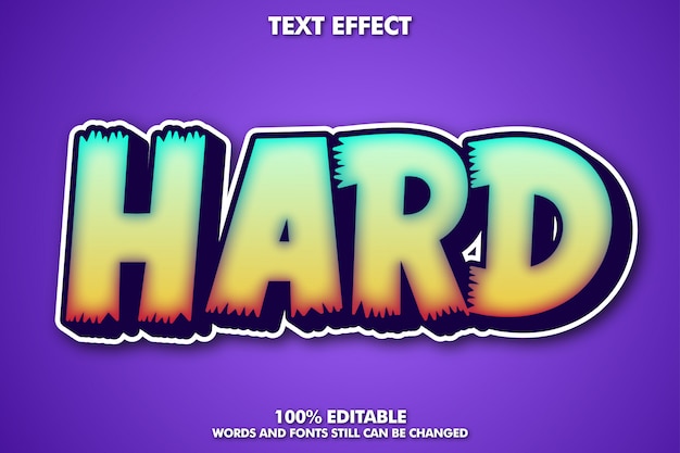 Fancy cartoon text effect