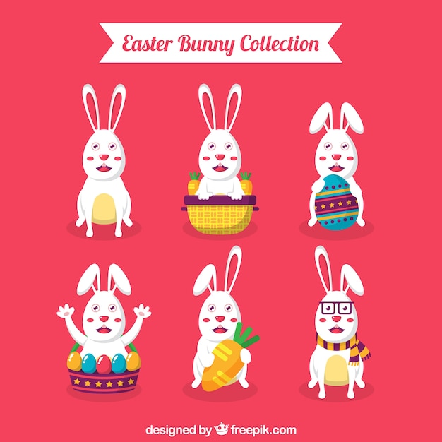 Fantastic pack of pretty easter rabbit