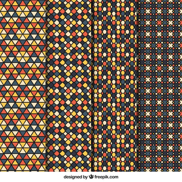 Fantastic patterns with geometric designs