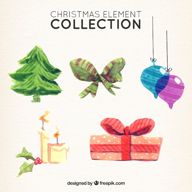 Fantastic selection of watercolor items for christmas