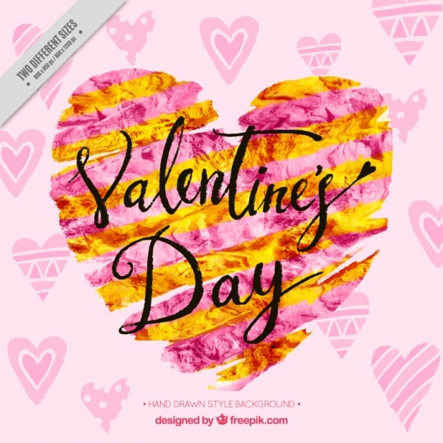 Бесплатное векторное изображение Фантастический день святого валентина фон сердца с различными конструкциями