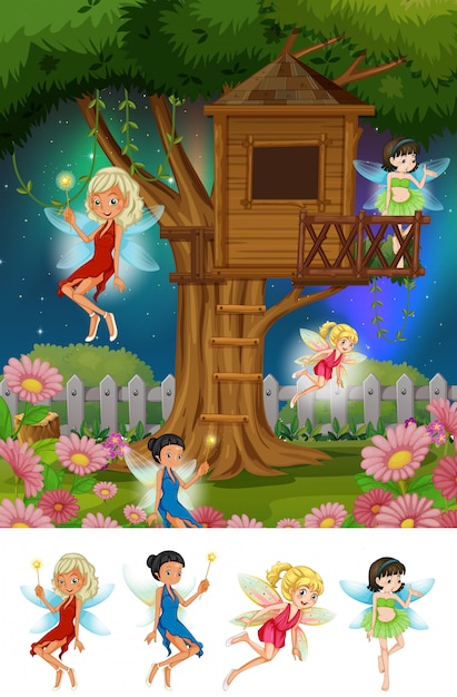 Fantasy Fairy Tale Land – Vector Templates