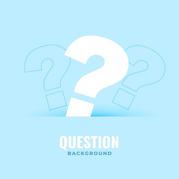 ウェブまたはソーシャル・アンケート用の FAQ 質問マークのシンボル