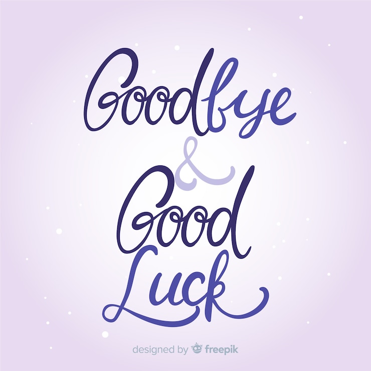 Free Vector farewell background