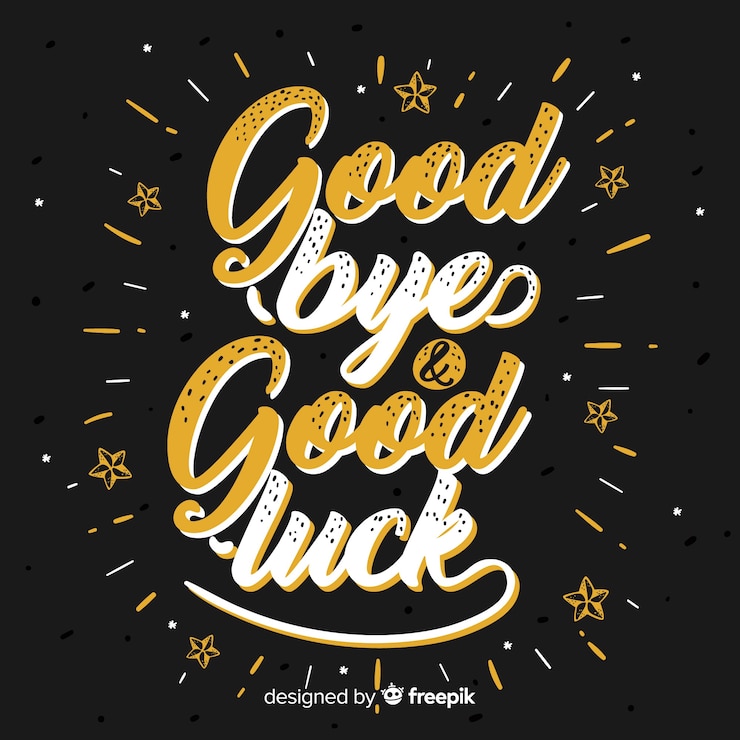 Free Vector farewell background