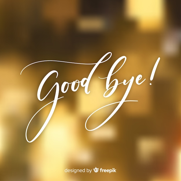 Free vector farewell background