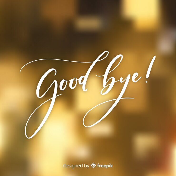Free Vector farewell background