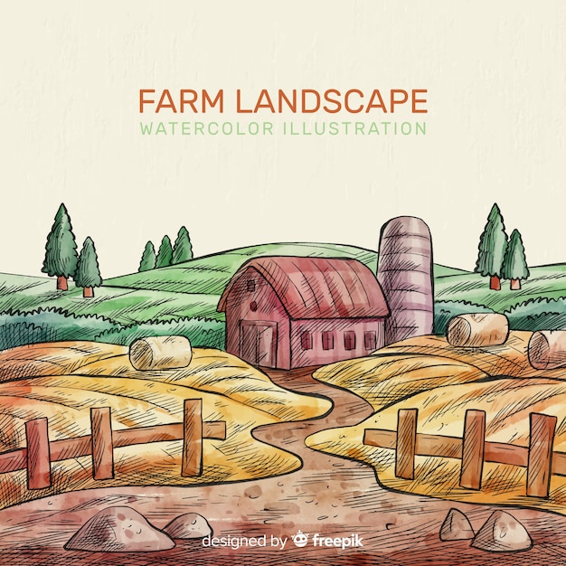 Farm landscape