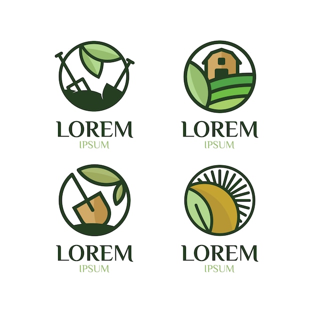 Farm logo collection