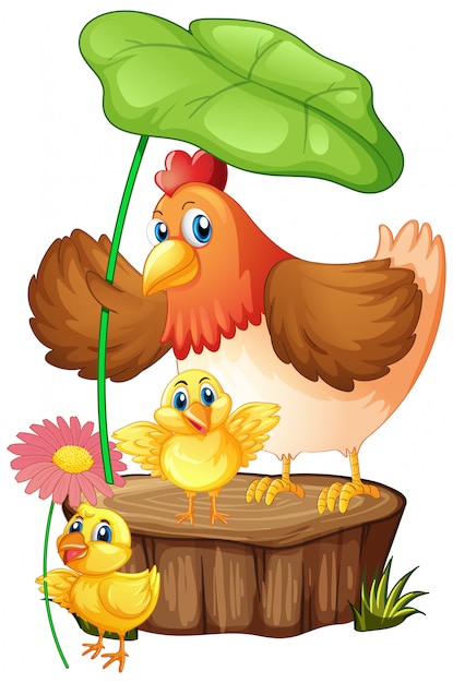 Free vector farm theme background with farm animals