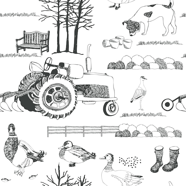 Free vector farming background