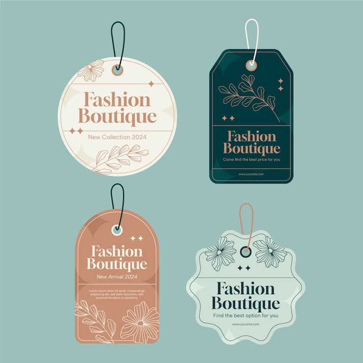 Free Vector fashion boutique template design