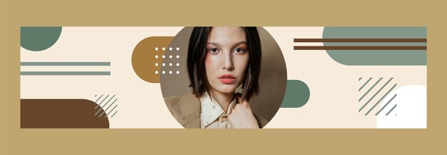 fashion collection and style twitch banner template