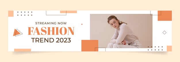 fashion collection and style twitch banner template