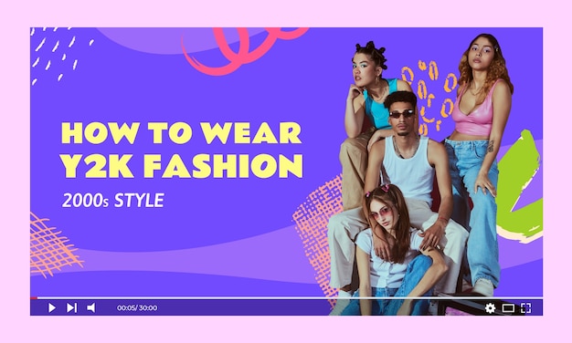 Fashion collection and style youtube thumbnail