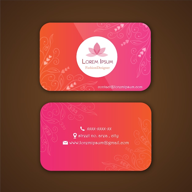 Fashion business card designer