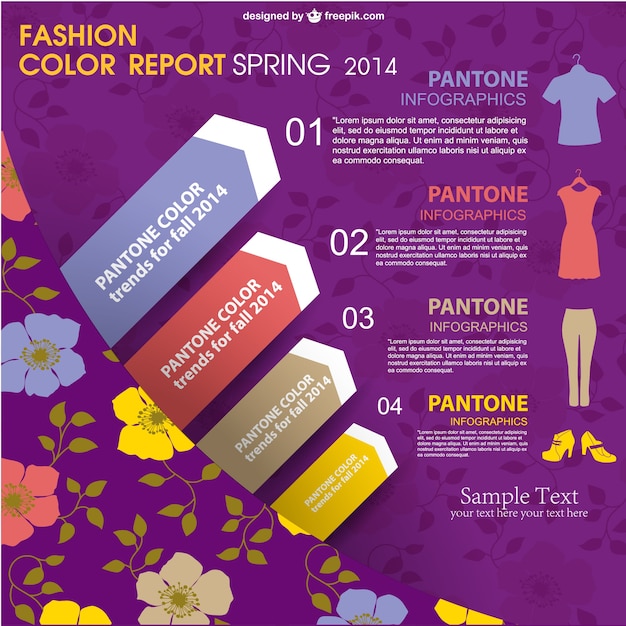 Moda infografica vettore