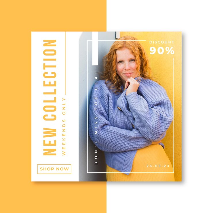 Free Vector fashion instagram post