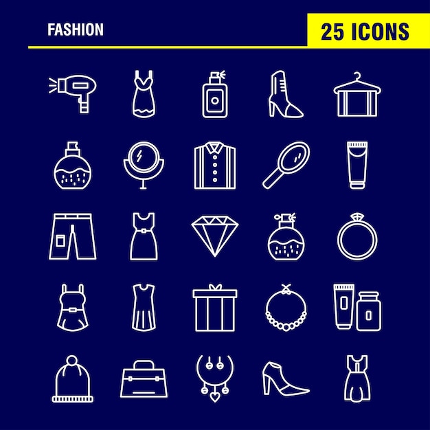 Fashion Line Icons
