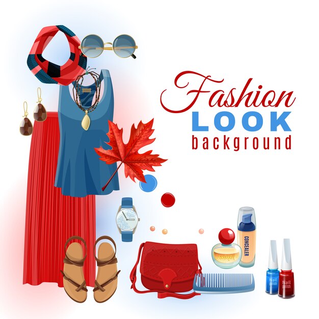  Fashion Look Background