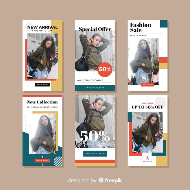fashion sale instagram stories collectio
