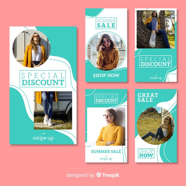 fashion sale instagram stories collection