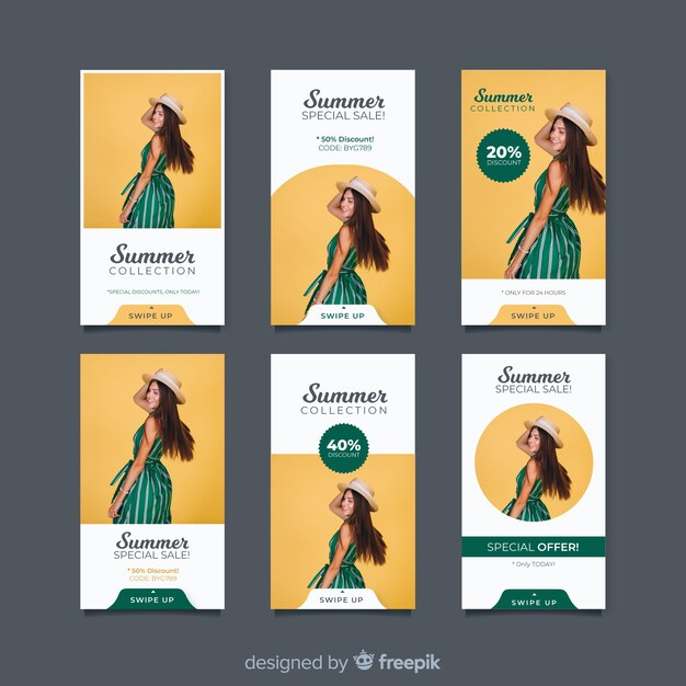 Модная распродажа коллекции рассказов instagram