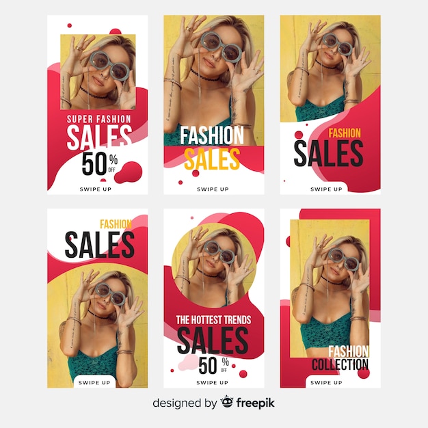 Collezione di storie di moda vendita instagram