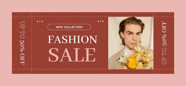 Fashion and style social media cover template
