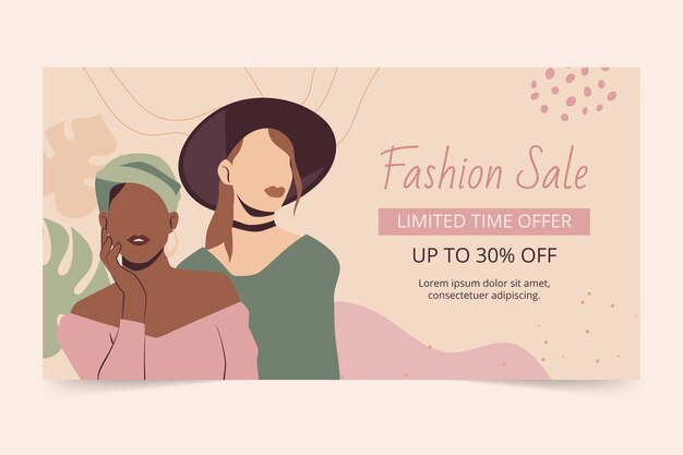 fashion and style social media promo template