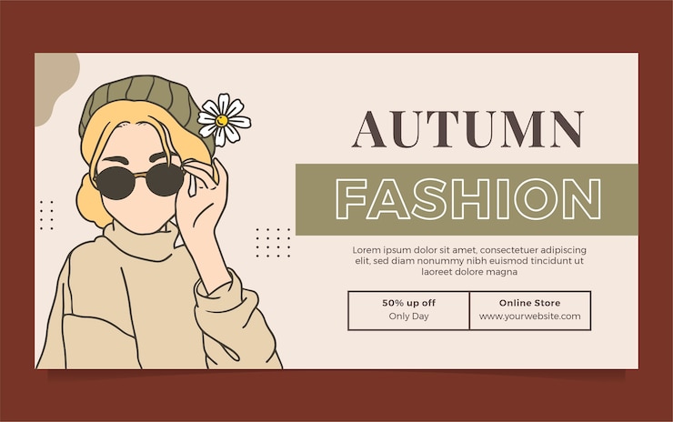 無料Vector ファッションテンプレートデザイン