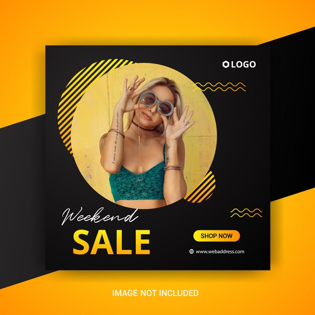 Download Free Fashion Vogue Square Sale Banner Template For Shops Premium Vector Use our free logo maker to create a logo and build your brand. Put your logo on business cards, promotional products, or your website for brand visibility.