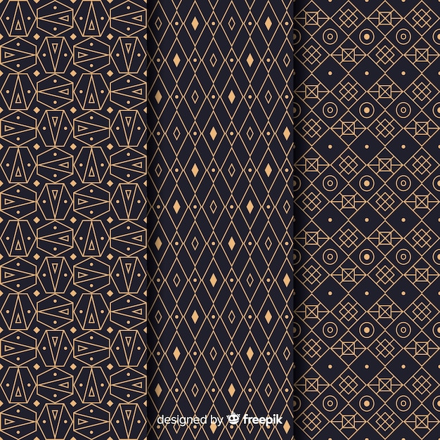 Fashionable luxury pattern collection