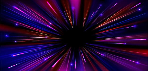 Free vector fast light motion speed effect