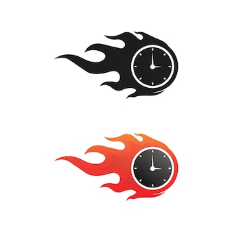 Faster logo template vector icon illustration design