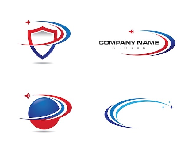 Faster logo template vector