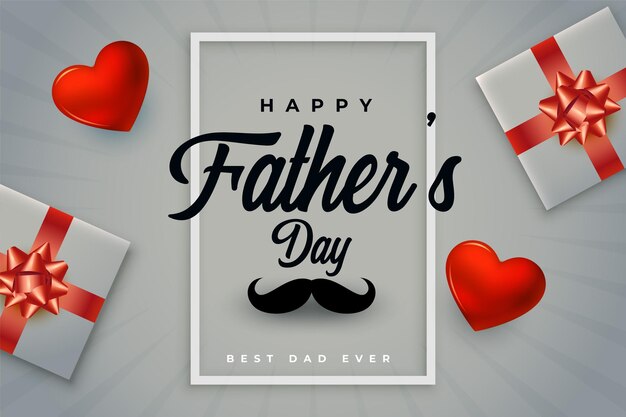 Father's day 3d background design