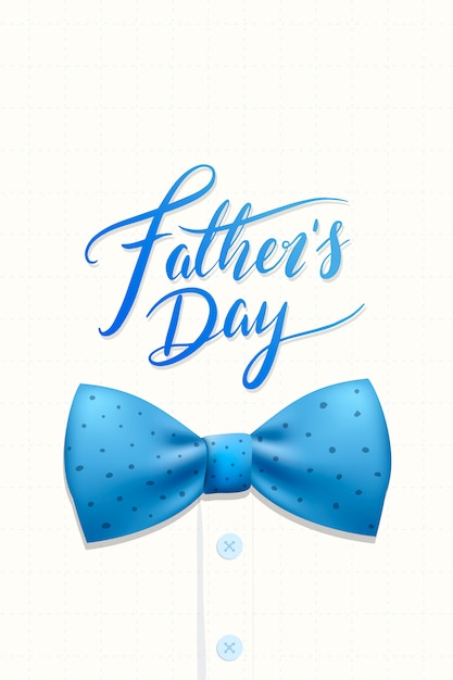 Free vector father's day card